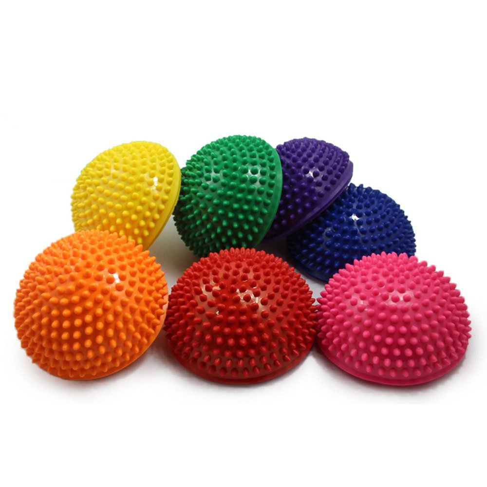 Balance Stepping Stones for Kids, Balance Pods- Hedgehog Style Half Dome Stepping Stones, Children's Balance and Coordination Training Toy, 7PCS (Size : 7 Kit)