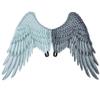Alodidae 3D Angel Wings Costume with Elastic Straps Halloween Party Mardi Gras Cosplay Accessory (White Black) view 1