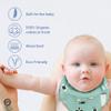10pcs Baby Bandana Drool Bibs - Age 3 to 24 Months - Ultra Absorbent Organic Cotton Drooling Baby Bibs for Boys and Girl - Safe Nickel Free Snaps For Teething Protection - Unisex Bib Set view 2