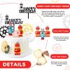 11 Pieces Robot Birthday Cake Toppers Gear Cake Cupcake Decorations Robot Themed Birthday Party Decorations Figurine for Party Favors Supplies view 3
