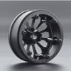 2.2 Inches Carbon Fiber Wheels Rims Hub for 1/10 RC Crawler SCX10III MOA RC4WD Bully II and Axial XR10 (D) view 4