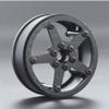 2.2 Inches Carbon Fiber Wheels Rims Hub for 1/10 RC Crawler SCX10III MOA RC4WD Bully II and Axial XR10 (C) view 4