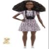 Barbie Careers Fashion Doll & Accessories, Photographer with Petite Body Type Wearing Removable Heart-Print Dress with Camera & Puppy view 1