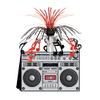 Club Pack of 12 Gray and Red Boom Box 3D Cascading Table Centerpiece Party Decors 14" view 1