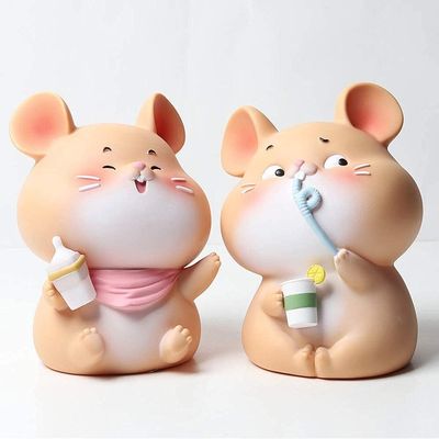 LJYT Piggy Bank Decoration - Large Unique Keepsake Gifts for Kids & Adults, Wedding and Travel Gift Ideas Interior Decorations Piggy Bank (Color : 2pcs)