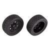 Team Associated SR10 Front Wheels with Street Stock Tires, Mounted, ASC71194 view 1