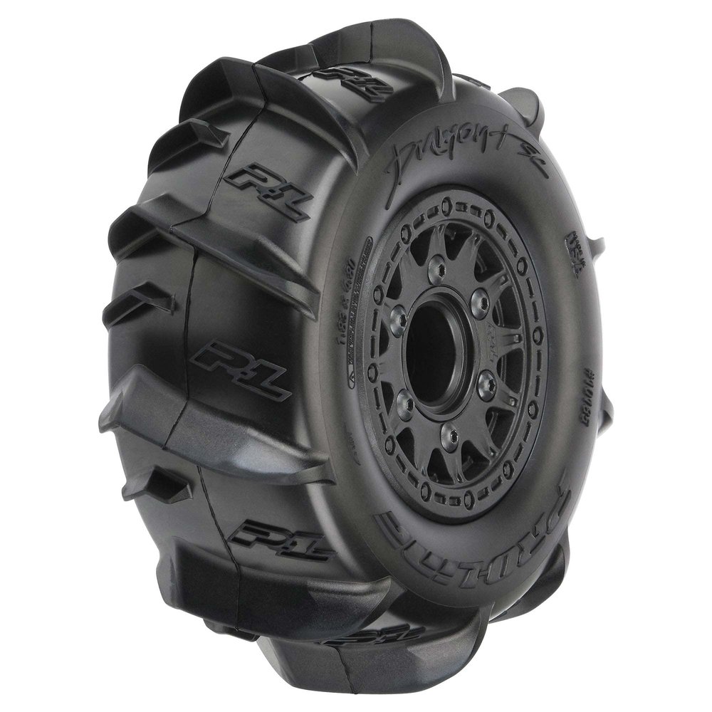 Pro-Line Racing Dumont Paddle SC 2.2/3.0 MTD Raid Blk F/R PRO1018510 RC Tire