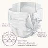 Bambo Nature Hypoallergenic Dream Baby Diapers, Premium Eco-Labeled Sustainable Diapers, Enhanced Leakage Protection, Totally Chlorine-free, Skin Friendly, and Super Absorbent - Size 6 (288 Count) view 3