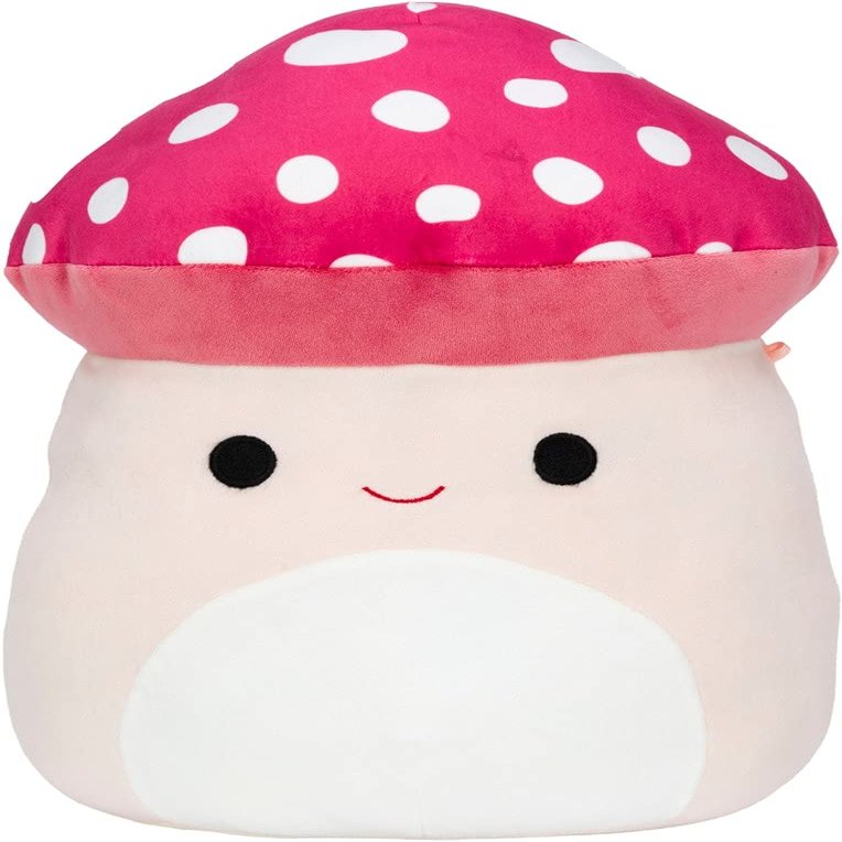 Squishmallows Official Kellytoy 8 Inch Squishy Soft Plush Toy Animals (Malcom Mushroom)
