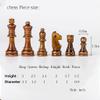 12.6inChess Sets Solid Wood Chessman with Storage Leather Chess Box Board Game - for Beginner&Kids and Adults ( Color : Black ) view 4