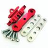 Aluminum Front Lower Arm Tie Bar Mount Suspension Pin Retainer Red for Traxxas 1/10 MAXX Maxx Slash 8916 8926 view 2