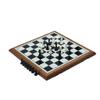 14in/Chess Set Plastic Folding Chess Board Game with Storages Travel Chess-Educational Toys for Kids and Adults ( Size : Small ) view 1