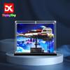 Acrylic Display case with Screw for A-Wing Starfighter 75275 (Model Set is not Included) (with Theme Background) view 2