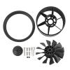 Ducted Fan 50mm,Ducted Fan with RC Brushless Motor RC Ducted Fan for 3300/4000/4600/5000KV Motor for Most RC Plane(Positive oar) view 4
