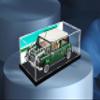 Acrylic Display case Compatible with Mini Cooper 10242 (Model Set is not Included) (with Theme Background) view 1