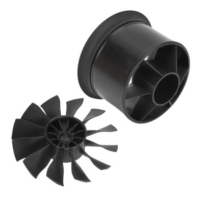 50mm Ducted Fan, RC Ducted Fan Stable Sturdy for 3300/4000/4600/5000KV Motor for Most RC Plane(Reverse paddle)