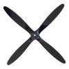 4 Blades 18x6 Engine Wood Propeller Black for RC Gasoline Nitro Glow Power Model Airplane Warbird Sporter Trainer view 3