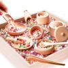 Montessori Sensory Bin Tools: 1 Wooden Box + 11 Sensory Tools for Toddlers & Preschool Children - Fine Motor Learning Pretend Play view 1