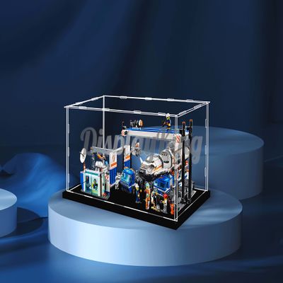 Acrylic Display case for City Space Port Rocket Assembly & Transport 60229 (Model Set is not Included) (No Background)