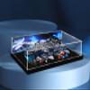 Acrylic Display case Compatible with Avengers Helicarrier 76153 (Model Set is not Included) (with Theme Background) view 1