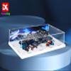 Acrylic Display case Compatible with Avengers Helicarrier 76153 (Model Set is not Included) (with Theme Background) view 3