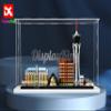 Acrylic Display case Compatible with Architecture Las Vegas 21047 (Model Set is not Included) (No Background) view 3