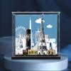 Acrylic Display case Compatible with Paris 21044 (Model Set is not Included) (with Theme Background) view 1