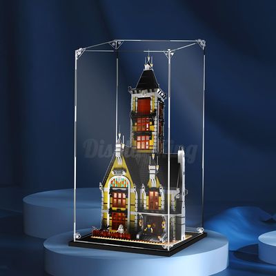 Acrylic Display case with Screw for Haunted House 10273 (Model Set is not Included) (No Background)