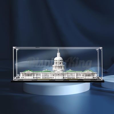 Acrylic Display case with Screw for United States Capitol Building 21030 (Model Set is not Included) (No Background)