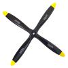 ECHOBBY 4 Blades 18x8 Engine Wood Propeller Black for Nitro Glow Gasoline Power RC Model Airplane Scale Warbird Sporter Trainer view 3
