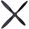 ECHOBBY 4 Blades 18x8 Engine Wood Propeller Black for Nitro Glow Gasoline Power RC Model Airplane Scale Warbird Sporter Trainer view 4