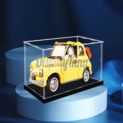 Acrylic Display case with Screw for Fiat 500 10271 (Model Set is not Included) (No Background)