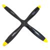 ECHOBBY 4 Blades 18x10 Engine Wood Propeller Black for Nitro Gasoline Power RC Model Airplane Warbird Sporter Trainer view 4