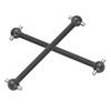 Drive Shaft, Dog Bone Transmission Shaft, RC Accessory Rc Metal Dog Bone Drive Shaft for Toy Car Rc Toy(31206BL Black) view 2