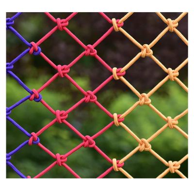 AWSAD Protective Net Safety Net, Color Nylon Rope Net Trampoline Enclosure Safety Net Hammock Swing Climbing Net10cm Mesh Color : 8mm Rope, Size : 18m(326ft)