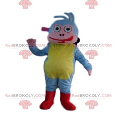 SPOTSOUND Babouche REDBROKOLY Mascot, the famous colorful monkey companion of Dora