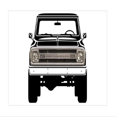 Signs By Woody 69-70 Chevy 4wd or Blazer banner