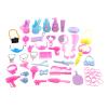 BARWA 43 PCS Doll Accessories Travel Toiletries Clip Bag Crown Necklace Comb Camera Rubber Band for 11.5 inch Doll Xmas Gift view 2