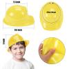 Sumind 48 Packs Construction Party Hats Kids Plastic Worker Helmet Bulk Toy for 3-8 Years Children Dress up Party Supplies(Yellow) view 3