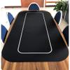 Yuanhe 70" x 35" Portable Rectangle Sure Stick Rubber Foam Poker Table Top Layout Poker Mat (Black) view 3