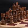 11.4Chess Sets Solid Wood Folding Board Game Parent Child Entertainment Teaching Tools for Beginner Kids Adults ( Color : White ) view 2