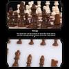 11.4Chess Sets Solid Wood Folding Board Game Parent Child Entertainment Teaching Tools for Beginner Kids Adults ( Color : White ) view 3