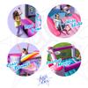Action Air Bounce House, Princess Inflatable Bounce House with Blower, Pink Bouncy House for Girls, Flying Unicorn Theme Bouncy Castle, Durable Sewn and Extra Thick, Love for Kids view 4