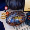 Prevessel Lava Dragon Egg Ornaments, Crystal Dragon Egg with Display Base Sculpture Display Paperweight Desktop Decor view 4