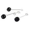 TSPFJX Wltoys XK A180 F-22A Raptor RC Airplane Spare Parts Landing Gear Undercarriage 3PCS view 1