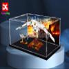 Acrylic Display case for Compatible with Harry Potter Hedwig 75979 (Model Set is not Included) (with Theme Background) view 2