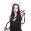 2 Pack 4.1"x5.1"(small), Cat Ears Hairband Cosplay Accessories Halloween Party Masquerade Party Hairbands for Girls view 3