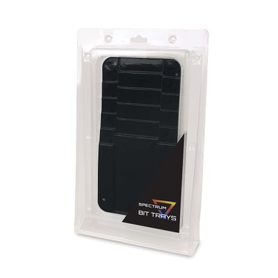 BCW Spectrum Bit Trays - Black Silicone Folding Trays for Board Game Organization