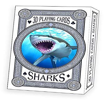 Artgame 3D Playing Cards (Sharks)
