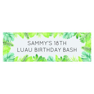 Tropical Custom Banner - Large